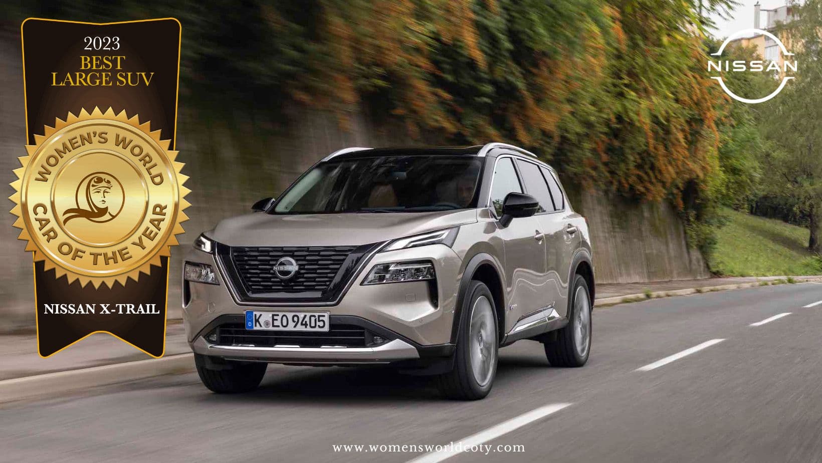 Nissan X-Trail Awarded Best Large SUV By Women's World Car Of The Year 2023 — cover image