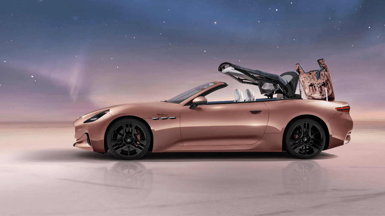 Maserati Unveiled Their First Ever Drop-Top EV The GranCabrio Folgore! — cover image
