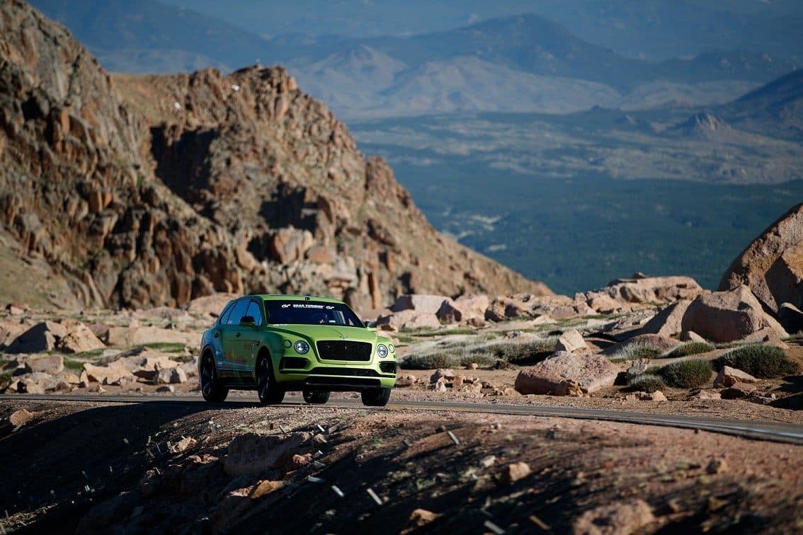 Bentley Bentayga Smashes Production SUV Record At Pikes Peak — cover image
