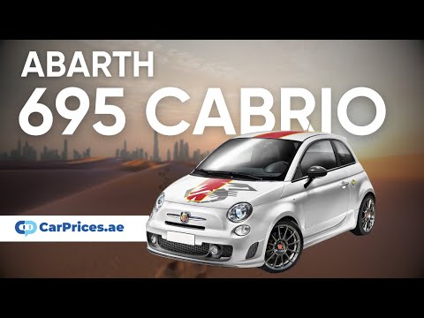 2024 Abarth 695 Cabrio Convertible First Look - UAE - www.carprices.ae