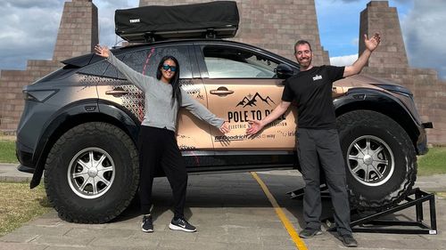 The Extraordinary Journey Of Chris And Julie Ramsey: From The Magnetic North Pole To Antarctica In An EV