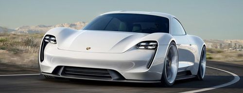 Video: Mark Webber Drives The Porsche Mission E Around Weissach